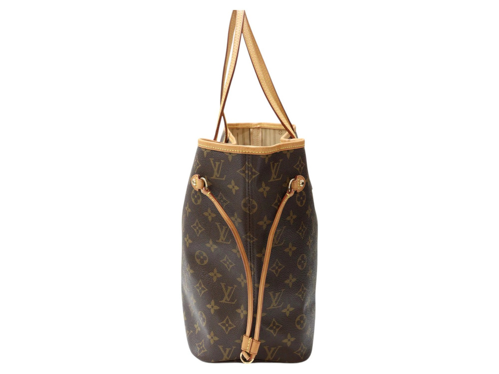 Louis Vuitton Bag Monogram Canvas Neverfull Tote Brown